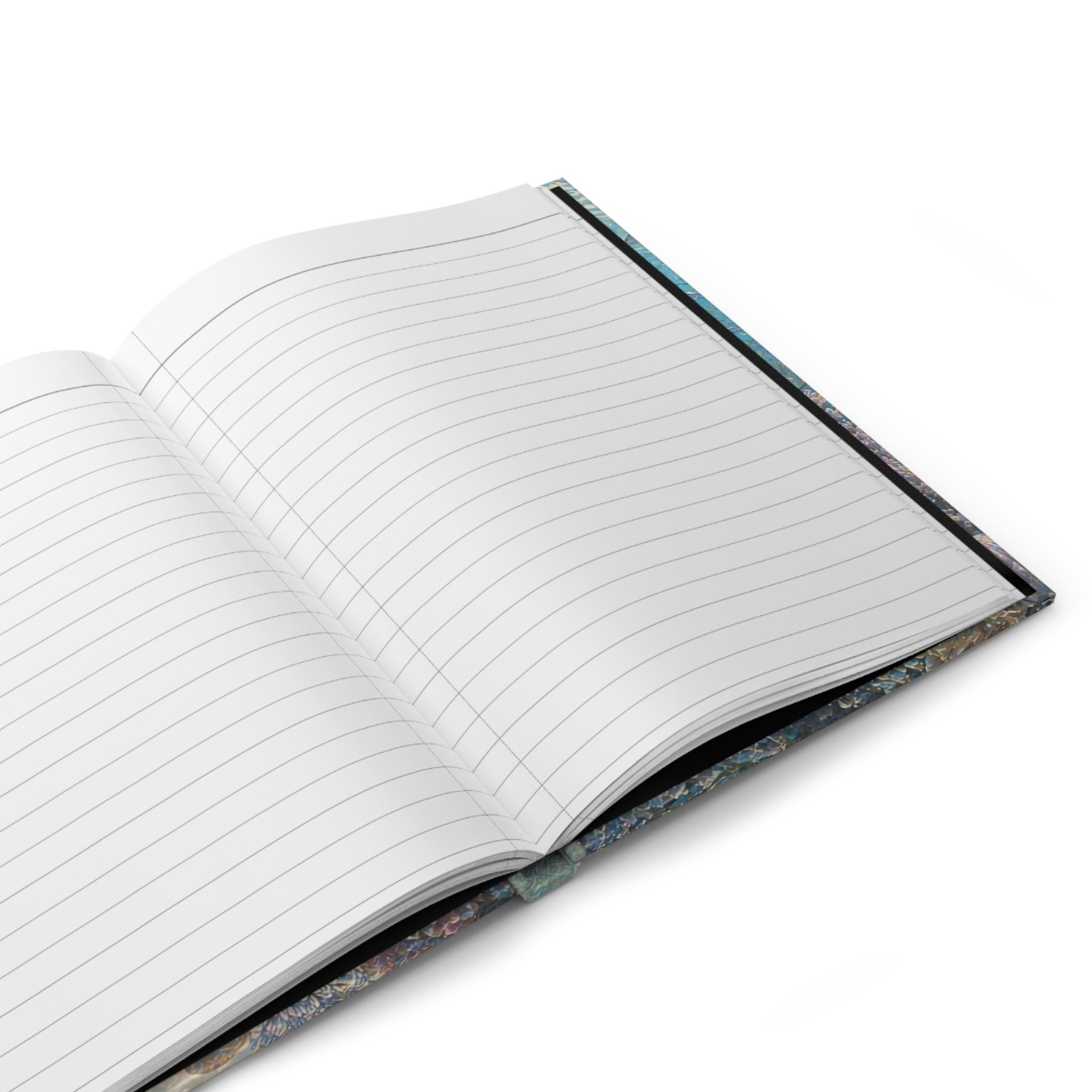Manta Ray Hardcover Journal — Oceanic Underwater Notebook for Nature Lovers