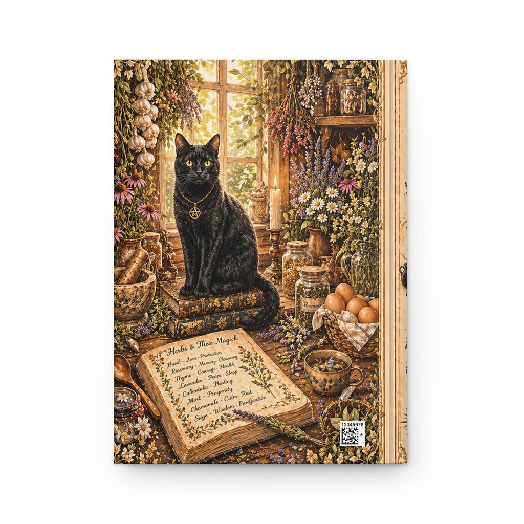 Kitchen Witchery Journal — Hardcover Recipe & Spellbook Notebook