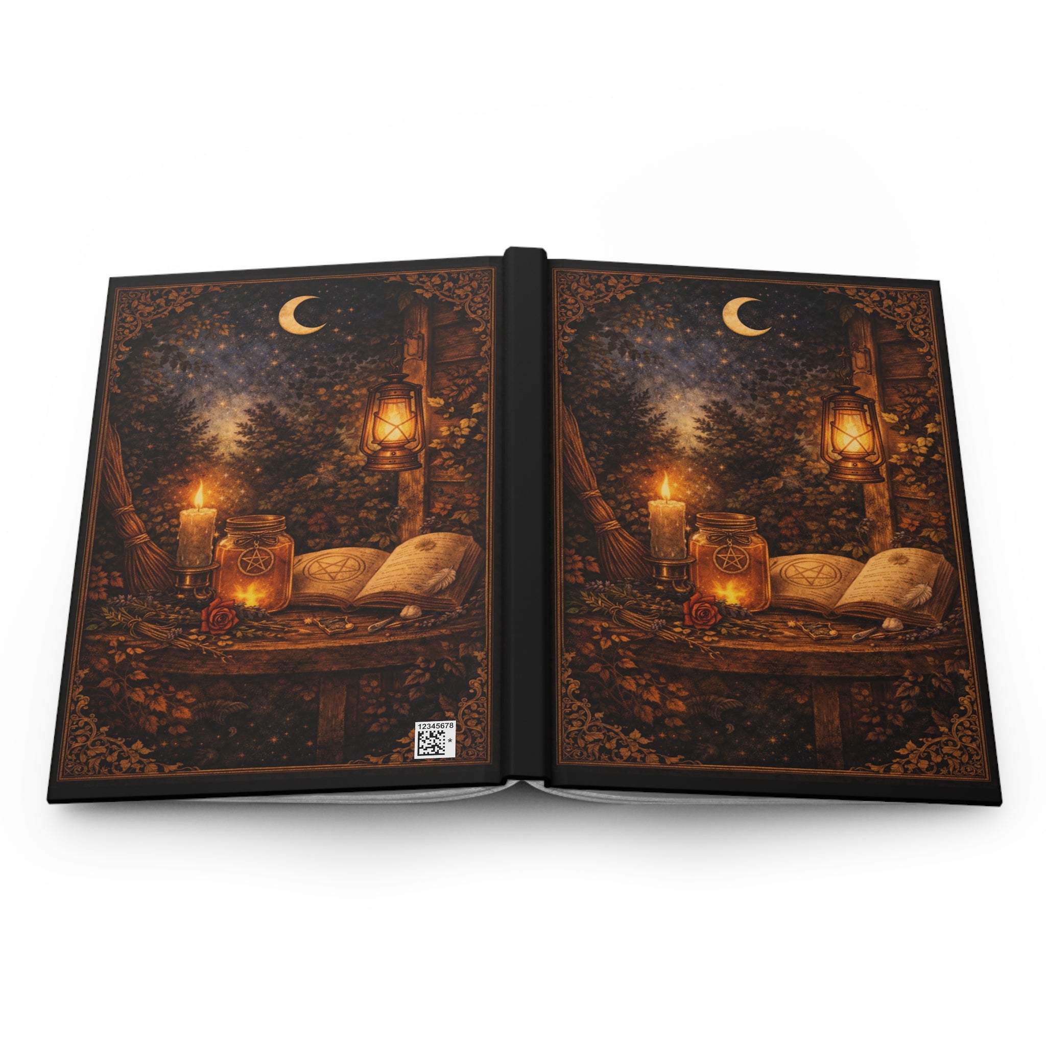 Magical Woodland Journal — Hardcover Matte Fantasy Notebook